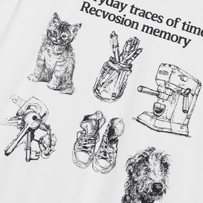 Уличная футболка с рисунком из мультфильма — фото 3