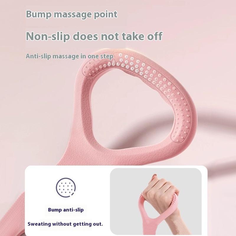 Fitness beauty back figure eight tension rope for home use, shoulder shaping and chest expansion yoga silicone elastic band
