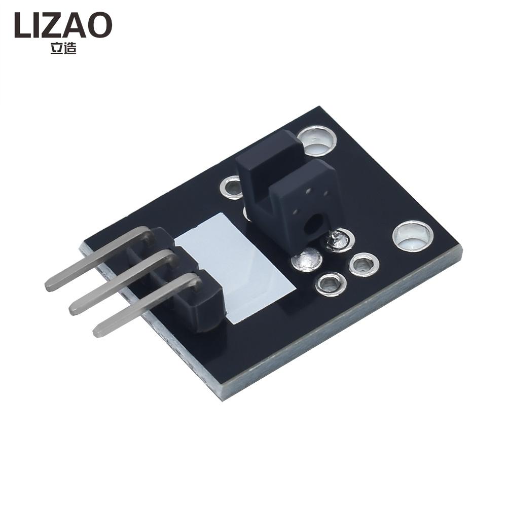 KY-010 Photoelectric Interrupt Sensor Module, Opposite-Type Optical Intercept Switch for Arduino & 37-in-1 Sensor Kit