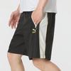 PUMA Comfortable Color Block Outdoor Sports Elastic Waist Mid Rise Five Point Casual Shorts Men shorts Black 629233-01