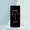 Constellation Virgo Aries Transparent Phone Case for Samsung Galaxy A16 A14 A12 A22 A24 A42 A02 A03S A06 A50 A20 A30 A40 Cover