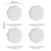 18 pcs Kit relief ceramic bowl set / plate and bowl set / home dining set / European-style bowl and plate set