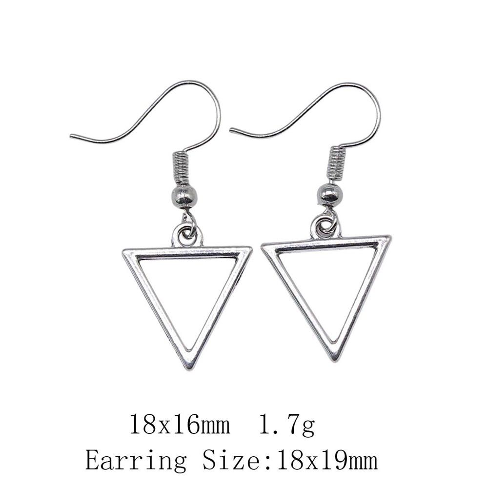 

Серьги на Новый год, женские геометрические серьги-капли, круглые серьги-подвески и серьги для вечеринки в саду A08-1pair-18x16mm