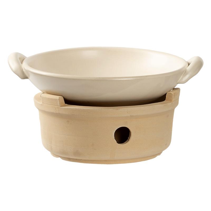Large-Capacity Ceramic Casserole Household High Temperature Resistant Dry Pot, Thickened And Practical Stew Pot With Handle, Non-Stick Soup
