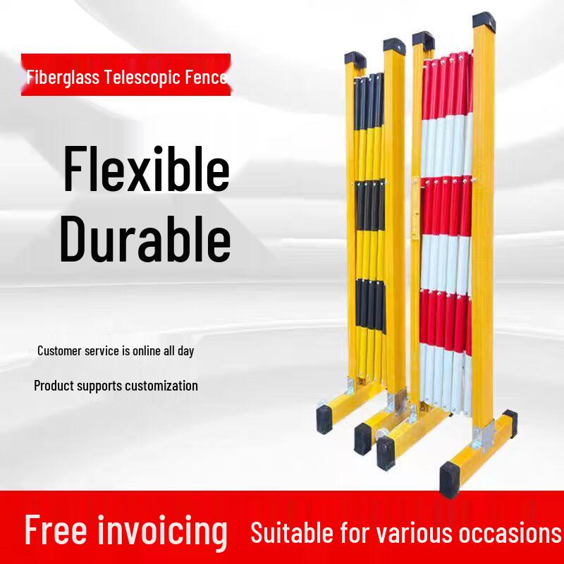 Retractable Fiberglass Safety Barrier Fence