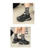 Fashion Do Old Height Increase Pops Shoes, Women's Shoes Mesh Breathable Hundred with Lightweight Casual Sneakers