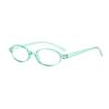 New Retro Oval Small Frame Flat Mirror Y2K Women Anti Blue Light Eyeglasses Personalized Fashion Glasses