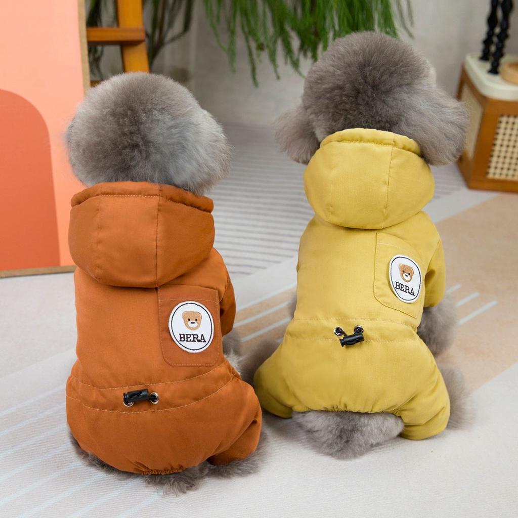 Pet Clothing, Pet Dog, Four Legged, Cotton Coat, Pet Clothing, Warm Clothing