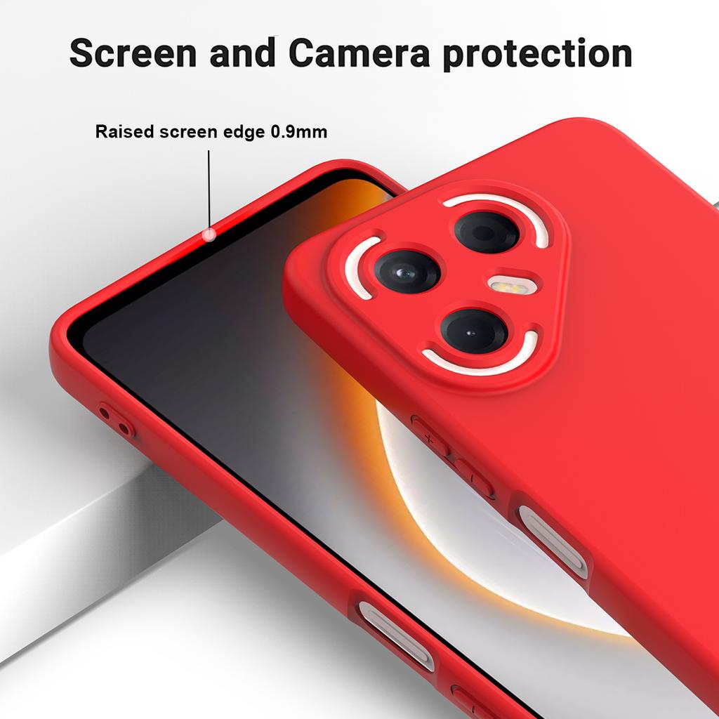 For TECNO Pova 7 Ultra 5G Liquid Silicone Case Phone Back Cover with Hand Strap