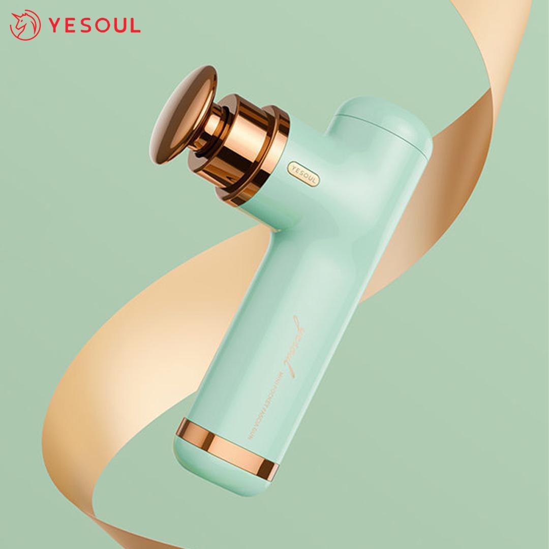 

Портативный фасциальный пистолет YESOUL, вибрационный массажный пистолет, массажер для восстановления мышц, формирующий массажер для глубоких тканей, расслабление мышц тела, мини-фитнес-устройство белый
