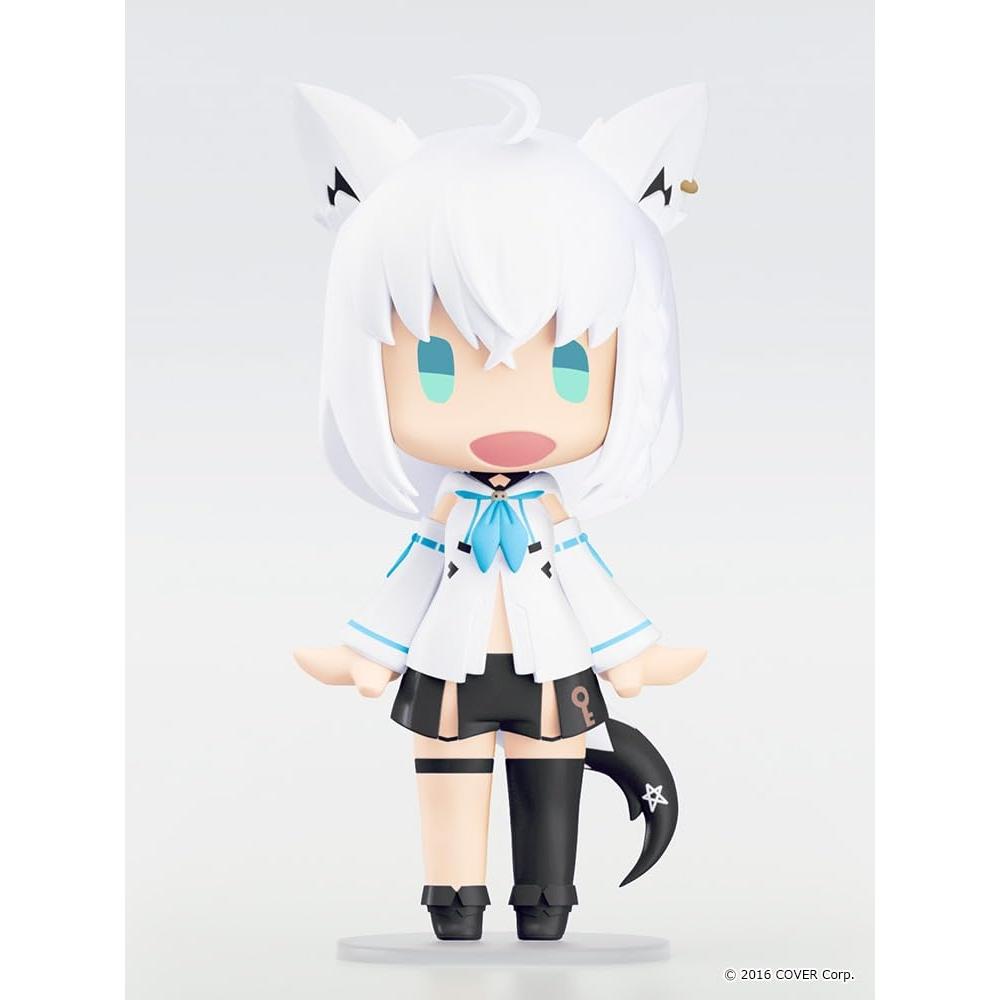HALLO! GOOD SMILE Hololive Shirakami Fubuki Nicht-Maßstab Bemalte Kunststoff-Actionfigur