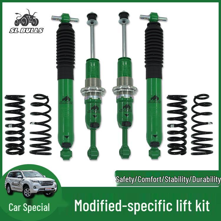 Haval H9 Lift Kit: Modified Shock Absorbers, Lift Springs, Rear Axle Thrust Rod, 2-Inch Enhancement