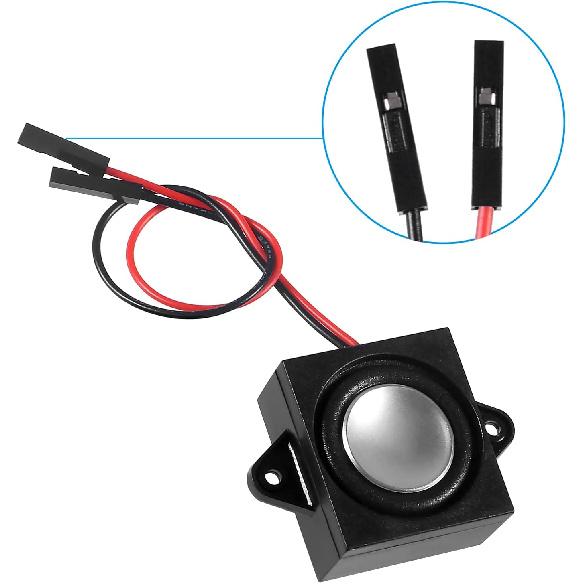 6pcs 3 Watt 8 Ohm Mini Speaker 8ohm 3w Loudspeaker Full-Range Cavity Micro Speakers with Separating Interface 3.3V 5V for Small Electronic Projects