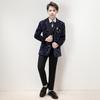 Handsome Boys' Tuxedo: Sequin Suit Set for Performances & Catwalks