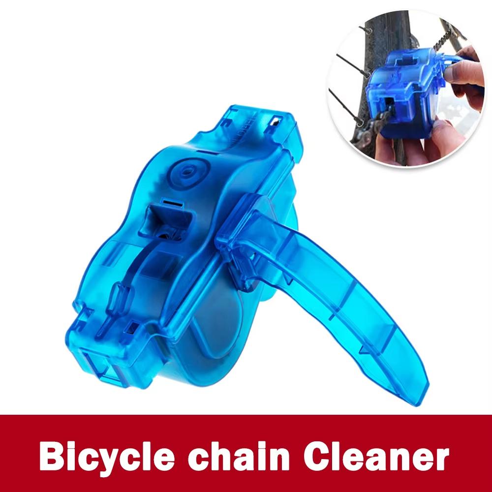 Kedjerengöring Rengöring Cykel 3D Kedjeborste Tvättverktyg Set Cykelskyddsolja Cykelkedja för Mountainbike Cykeltillbehör