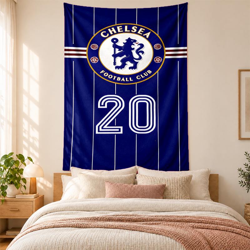 Arazzo Chelsea FC alta qualità per decorare pareti di soggiorno, camera da letto, dormitorio ideale come arte murale per camera da letto o regalo di festa