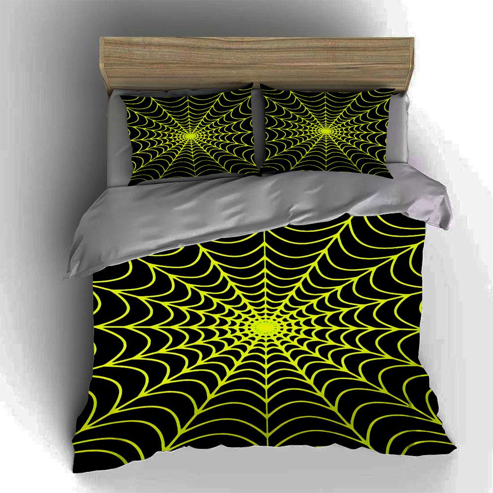 Intricate web design. Bedding Duvet cover sets Duvet covers Pillowcases gifts (1 * Duvet Cover 2 * Pillowcases, without duvet insert)
