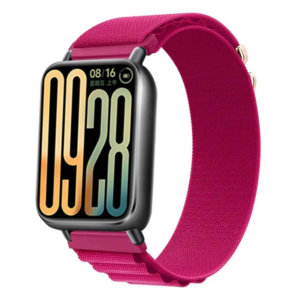 Nylonowy pasek Alpine Loop do Redmi Watch 4/5/6 Sport Oddychająca bransoleta Smartwatch do Xiaomi Mi Band 8 Pro/9 Pro Pasek Correa