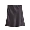 Kaslead New Arrival Women's Clothing Fashion Style Fashion Silm Light Rose Segment High Waist Drooping Skirt
