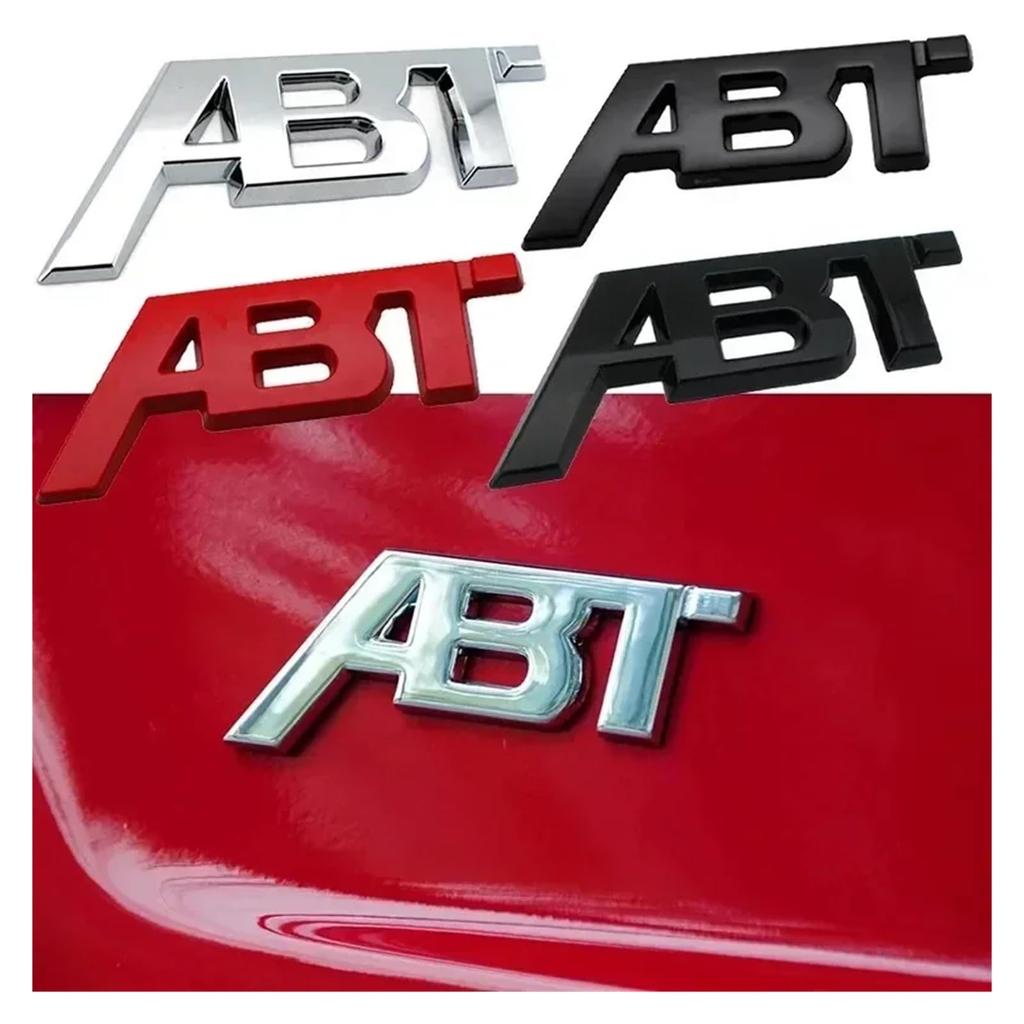 Logo ABT de Metal 3D Insignia Lateral Parrilla Delantera Maletero Trasero