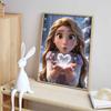 Disney Diamond Art Painting Kit Rapunzel 5D Diamond Painting Dot Art Home Wall Decor