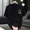 Trendy Brand Short-Sleeved Pure Cotton Men'S Printed T-Shirt Trendy Men'S And Women'S Versatile Round Neck T-Shirt Men'S