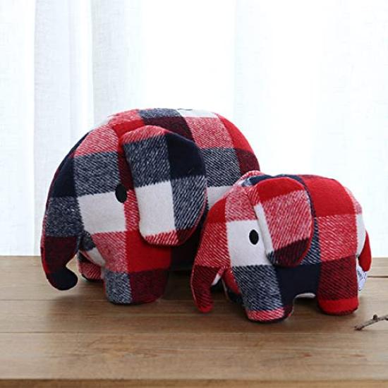 BON TON TOYS Elephant Check 20cm Red BTT-021RD Gift