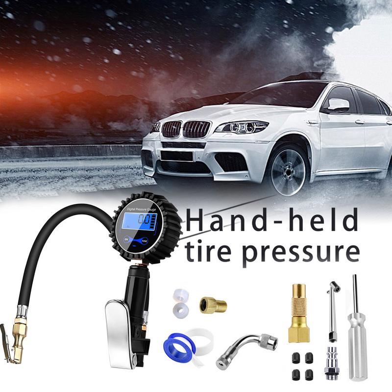 

Auto Tire Pressure Gauge LCD Digital Tyre Tester High Precision Monitor System Test Accessories for Car Truck Vehicle Motorcycle