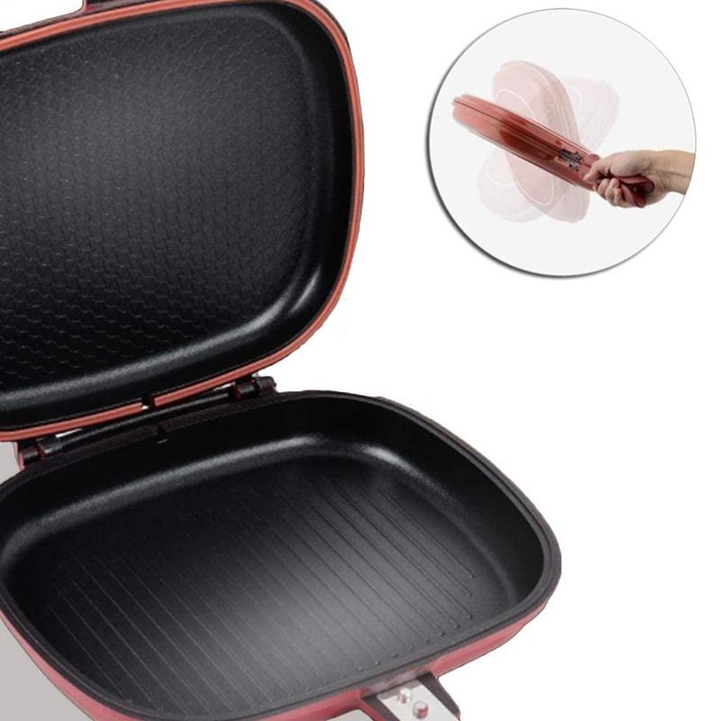 Těsnicí kroužek pro 28cm a 30cm oboustranný pánev Jumbo gril nádobí nepřilnavý oboustranný pánev na omelety obracecí pánev CNIM Horké