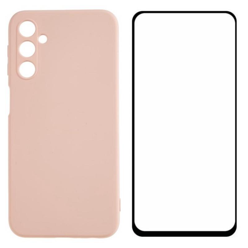 For Samsung Galaxy A54 5G Case with Screen Film TPU Phone Cover (Precise Cutout)
