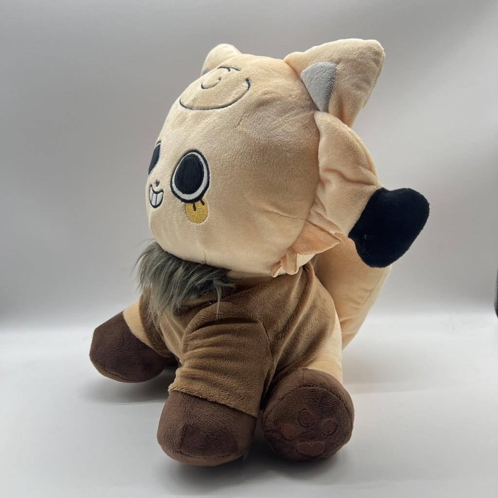 Dandys World Plush Cat Toy With Soft Short Plush For Kids And Adults