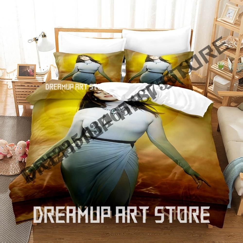 3D Print Monica Belluci Bedding Set Single Twin Full Queen King Size Bed Set Adult Bedroom Duvetcover Sets Anime Bed Sheet Set