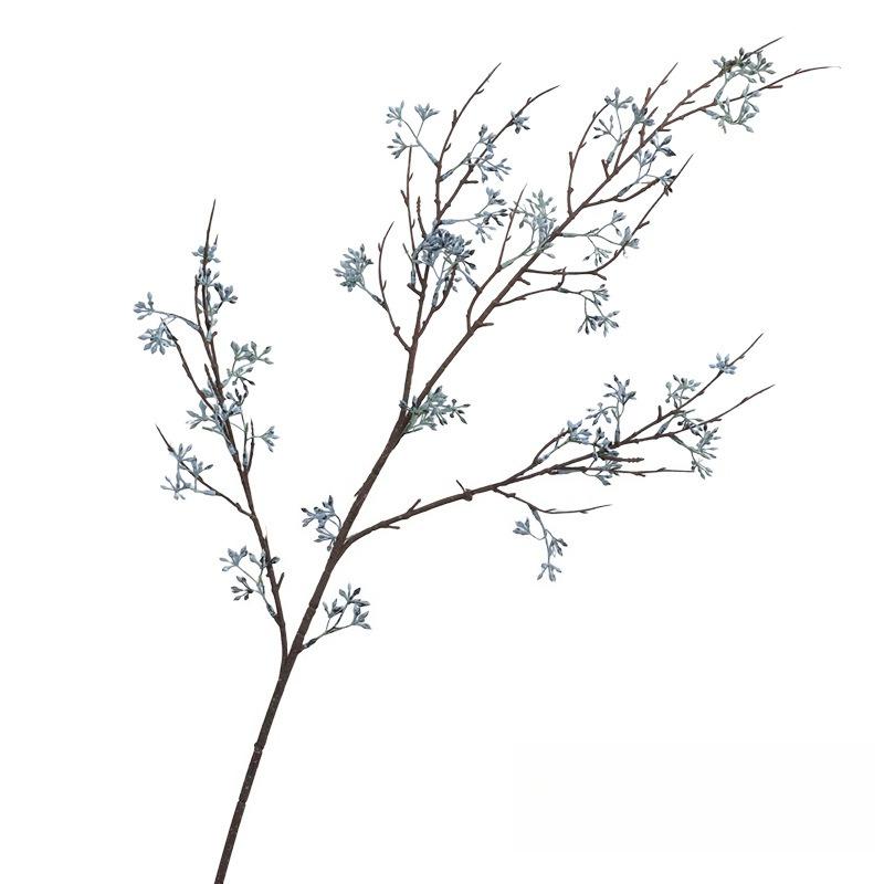 

4pcs Plastic Eucalyptus Branch Floral Simulation Plant Shopping Mall Decoration Blue Eucalyptus Leaves Artificial Green Plants синий