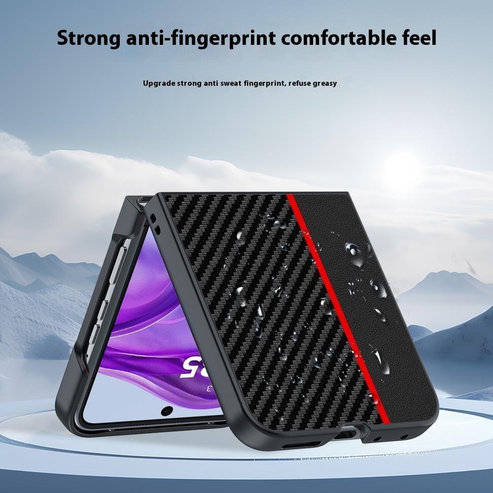 For Motorola Razr 60 Ultra 5G Case Carbon Fiber Texture Ultra Slim Hard PC Phone Cover