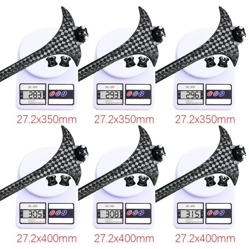 Carbon Fiber Aero Seat Post Road Bike MTB Fixed Gear Track Bicycle - 27.2mm 30.8mm 31.6mm Diameter