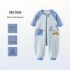 Kids' Cartoon Pajama Jumpsuit - Long-Sleeve Cloud Cotton Sleep Sack for Boys and Girls