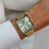 Watch La Multifunction Sage Green Gold Metal Strap CW13805 Date Day [CLUSE] Ladies' [La Tétragone] Tétragone