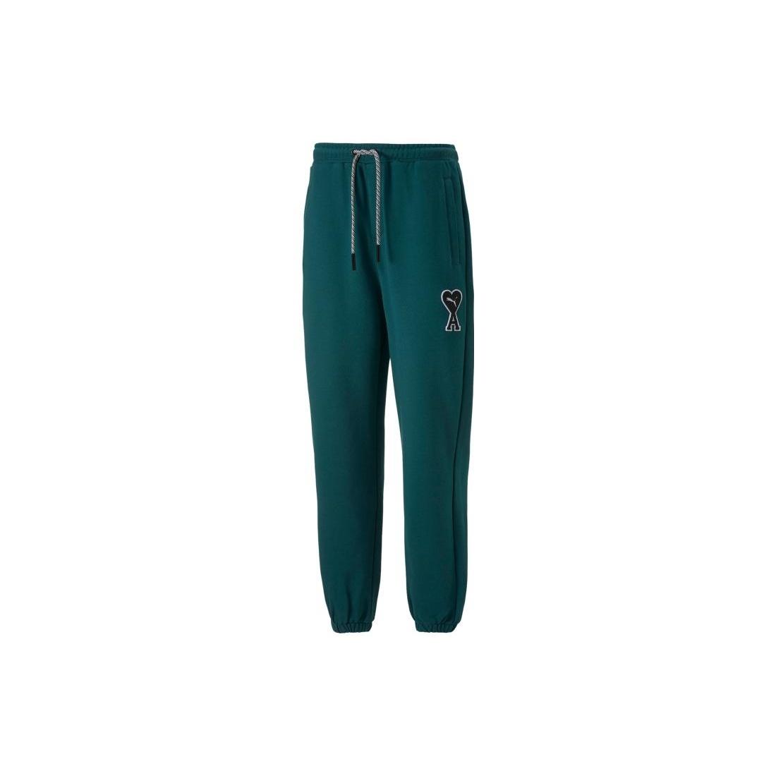 PUMA X Ami Sweatpants Green Men s 535996-24 XS