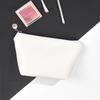2023 New White PU Leather Cosmetic Bags Portable Travel Makeup Organizer Korean Soft Waterproof Top-hamdle Storage Washing Bags