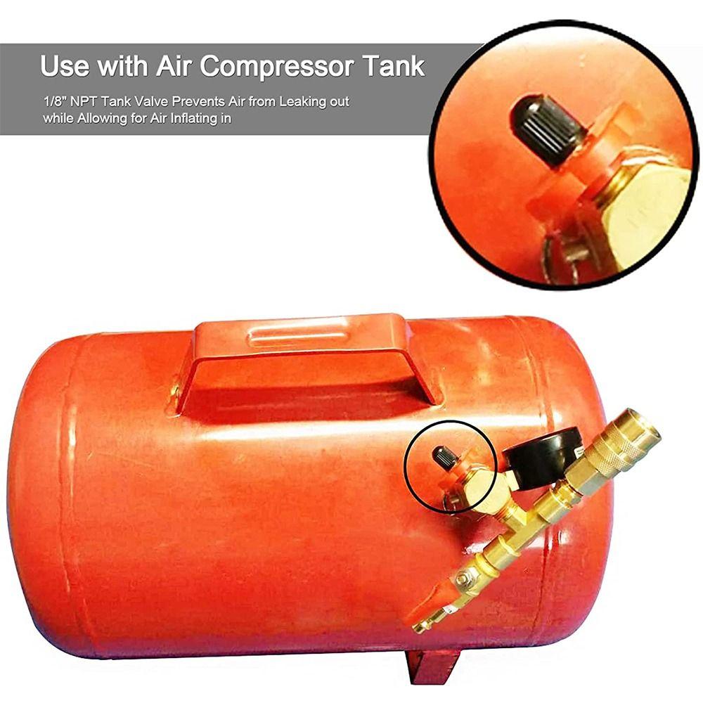 Brass Schrader Valve Anti-Corrosion Tire Copper Valve Air Compressor Tanks Fill Valve