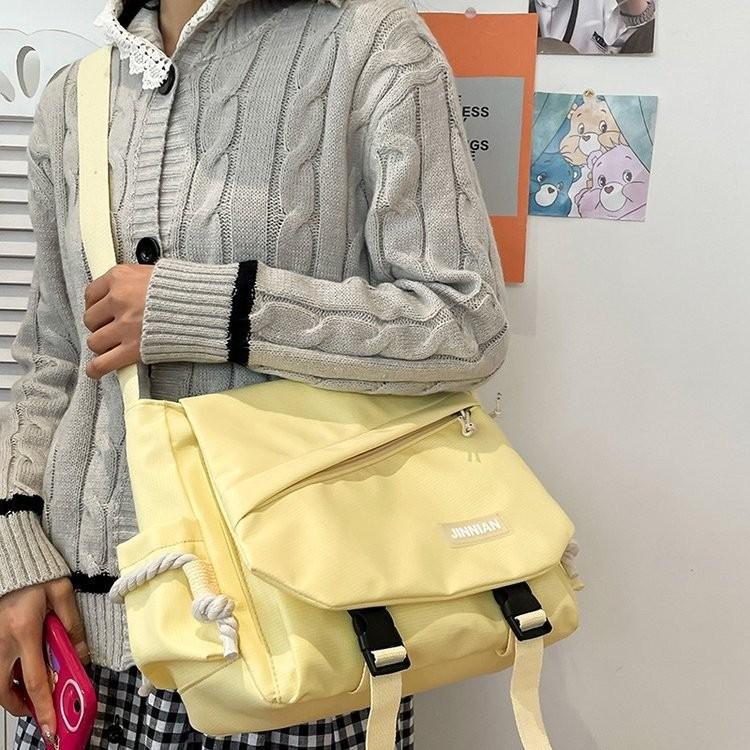 Stylish Japanese Harajuku Crossbody Bag With Spacious Capacity For Students And Commuters