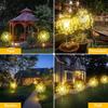 8PCS LED Solar Firework Lamp Outdoor Garden Decor Pathway Fairy Lights Waterproof Christmas Yard Balcony Patio Lawn Solar Light