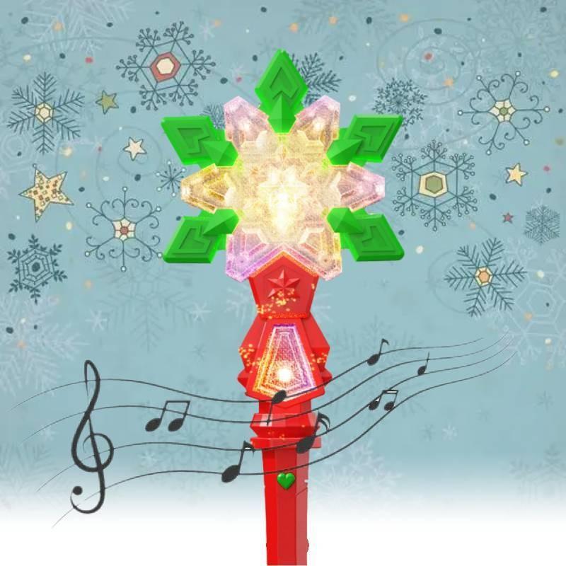 Wand Magic Christmas Music Flash Festival Toy Childrens Day Gift Flashlight