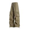 New Outdoor Multi-Pocket Casual Overalls Men's and Women's Long Pants Wide Leg Pants Men's