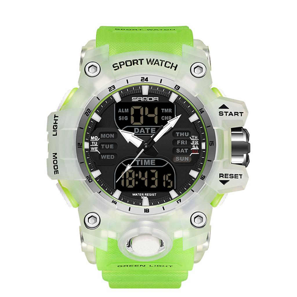 Men's Digital Watch Sports Electronic Watch With Luminous Display, Running Timer, Alarm Clock, Resistant Fitness Watch For Outdoor Activities