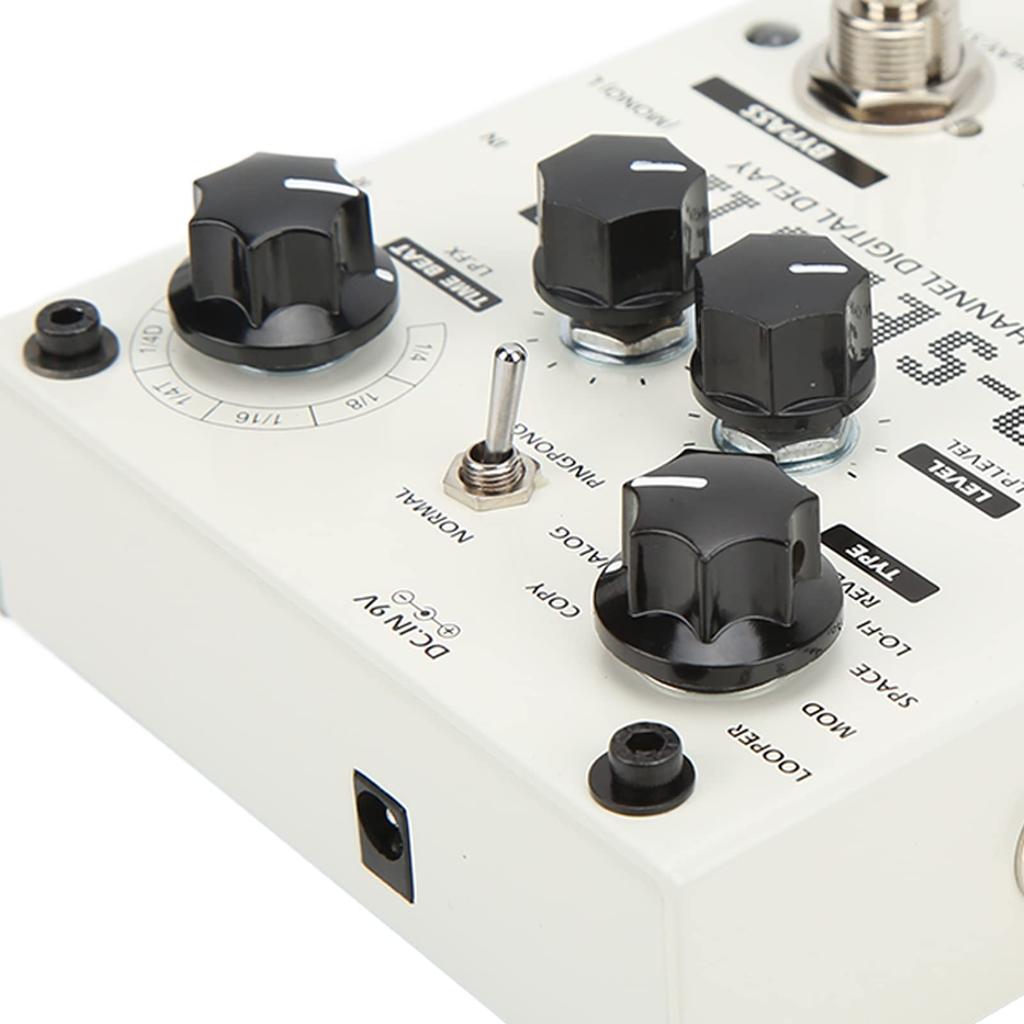 Hilitand Multi Pedal Effect 2 kanálový digitální Delay Stereo Looper pro elektrickou kytaru 8 režimů