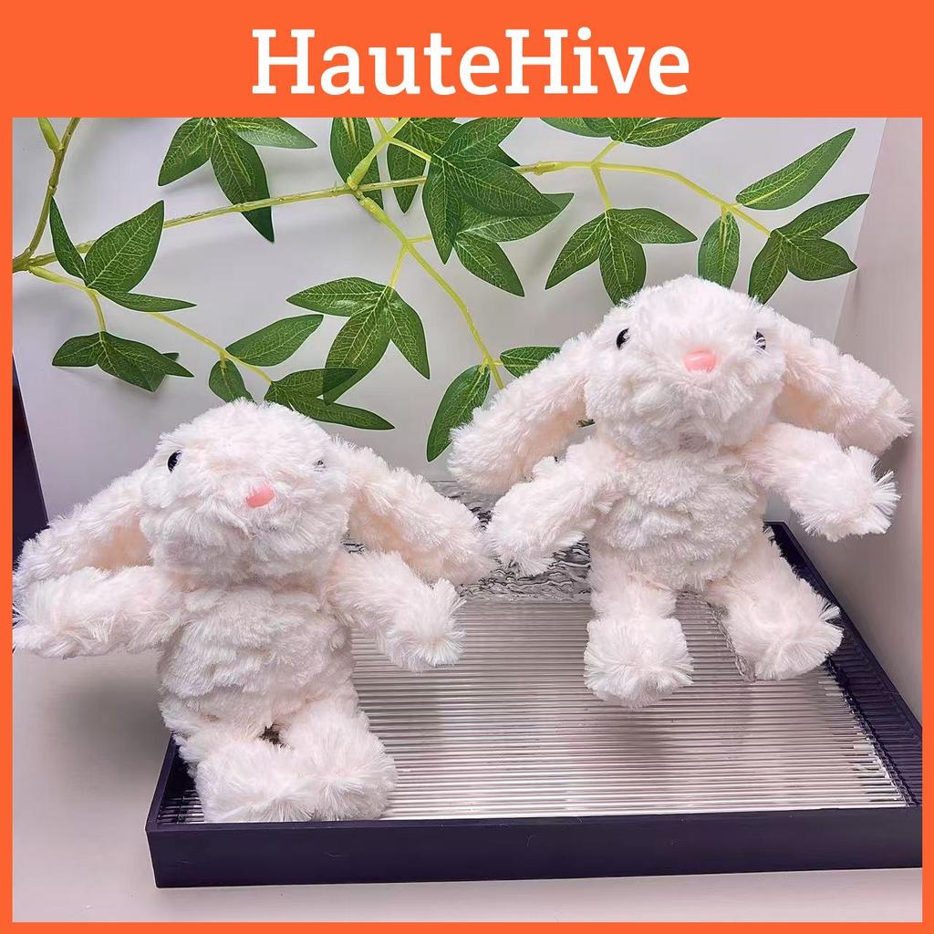 Fluffy Bunny Plush Keychain Soft Material Perfect For Gifts And Decorations