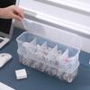Genomskinlig laddkabelorganisatörslåda Datakabelhanteringslåda USB-förvaringslåda Liten skrivbordsaccessoarorganisatör och förvaring