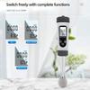 4 In 1 TDS EC S.G TEMP PH Meter Water Monitor Salt Tester Concentration Detector Water Quality Analyzer for Household for Pools