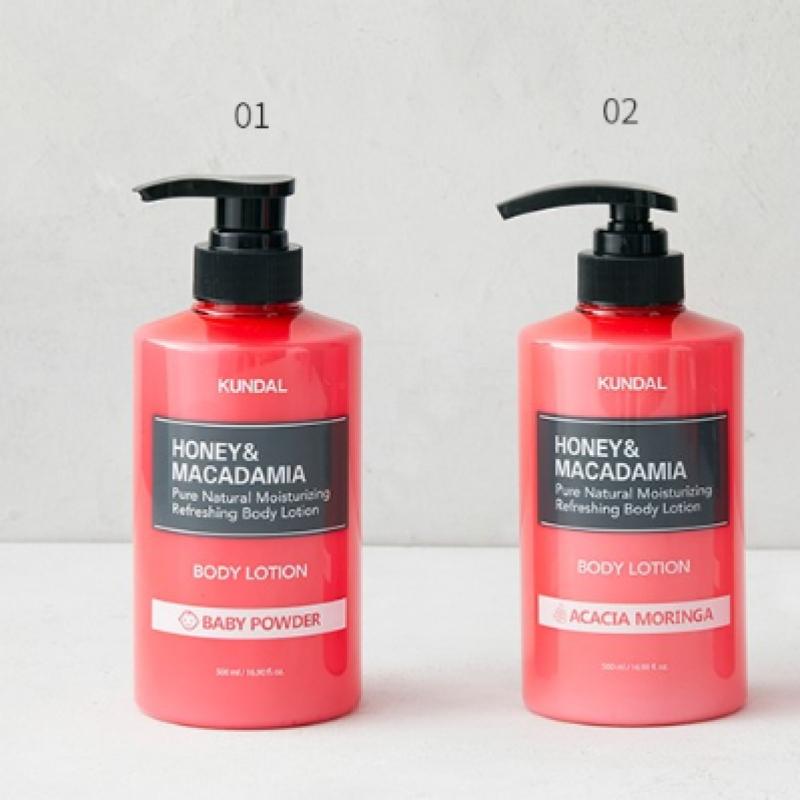 Kundal Honey   Macadamia Body Lotion 500ml Baby Powder
